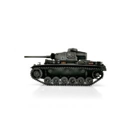 TORRO tank PRO 1/16 RC PzKpfw III provedení L šedá kamufláž - BB Airsoft - 3