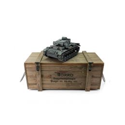 TORRO tank PRO 1/16 RC PzKpfw III provedení L šedá kamufláž - BB Airsoft - 5