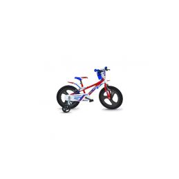 DINO Bikes - Dětské kolo 14" červeno/modro/bílé - 1