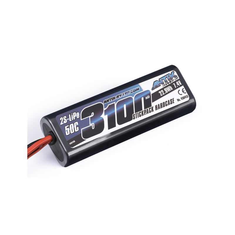 ANTIX by LRP 3100mAh - 7.4V - 50C LiPo Car Stickpack Hardcase - EC5 konektor - 1