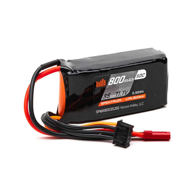 Spektrum LiPo 11.1V 800mAh 50C JST - 1