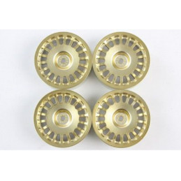 24mm Rally Dish Wheel Gold