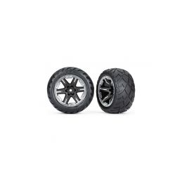 Traxxas kolo 2.8", disk RTX černý-chrom, pneu Anaconda (4WD přední/zadní, 2WD přední) (2) - 1