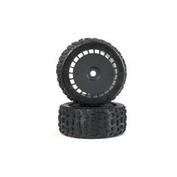 Arrma kolo s pneu dBoots Katar T Belted 6S, černé (2) - 1
