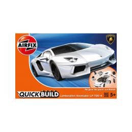 Airfix Quick Build Lamborghini Aventador - bílá - 1