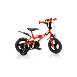 DINO Bikes - Dětské kolo 12" červené - 1