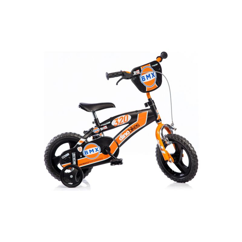 DINO Bikes - Dětské kolo 12" BMX černé - 1 DINO Bikes - Dětské kolo 12" BMX černé - 1