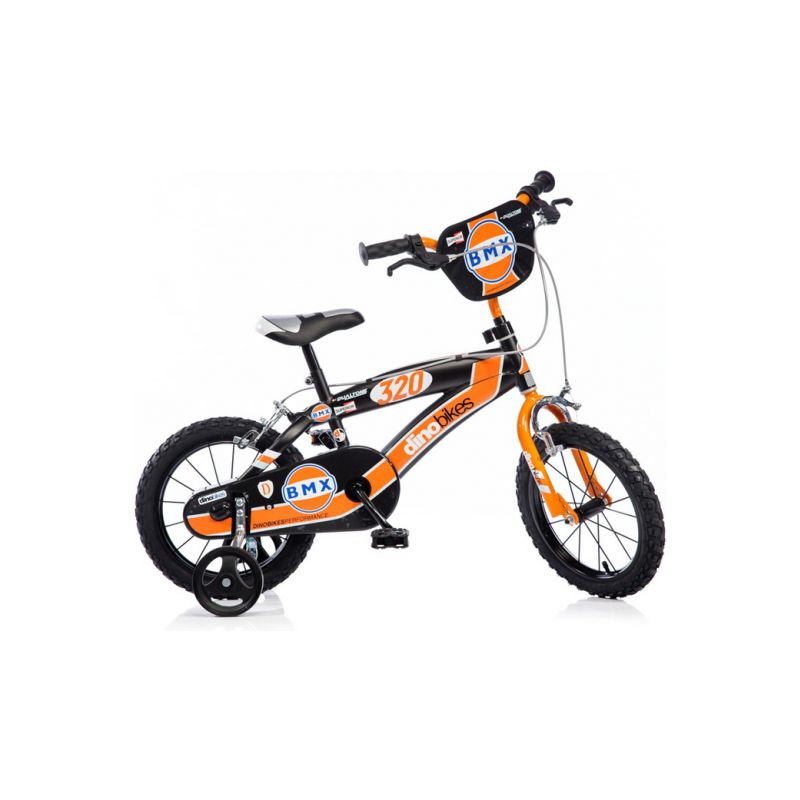 DINO Bikes - Dětské kolo 14" BMX černé - 1 DINO Bikes - Dětské kolo 14" BMX černé - 1