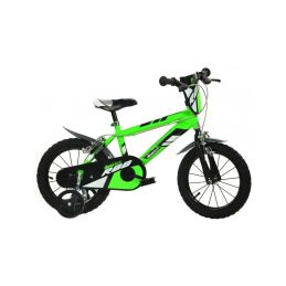 DINO Bikes - Dětské kolo 14" zelené - 1