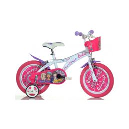 DINO Bikes - Dětské kolo 16" Barbie s košíkem - 1
