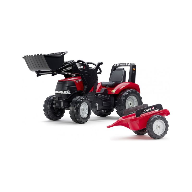 FALK - Šlapací traktor Case IH Puma 240CVX s nakladačem a vlečkou - 1 FALK - Šlapací traktor Case IH Puma 240CVX s nakladačem a vlečkou - 1