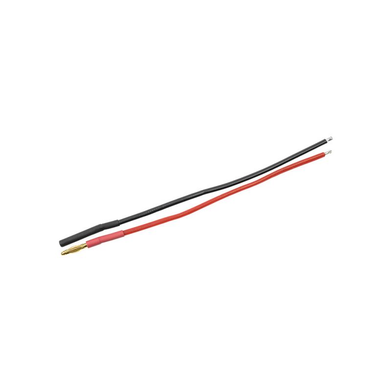 Konektor zlacený 2.0mm s kabelem 20AWG 10cm (1 pár) - 1 Konektor zlacený 2.0mm s kabelem 20AWG 10cm (1 pár) - 1