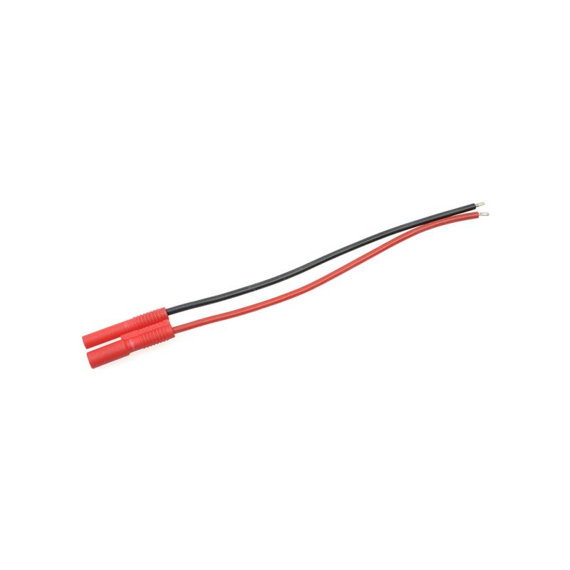 Konektor zlacený 2.0mm samice s kabelem 20AWG 10cm - 1 Konektor zlacený 2.0mm samice s kabelem 20AWG 10cm - 1