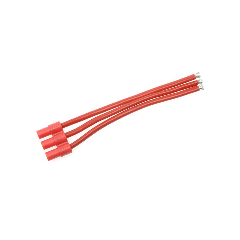 Konektor zlacený 3.5mm 3-pin samec s kabelem 14AWG 10cm - 1 Konektor zlacený 3.5mm 3-pin samec s kabelem 14AWG 10cm - 1