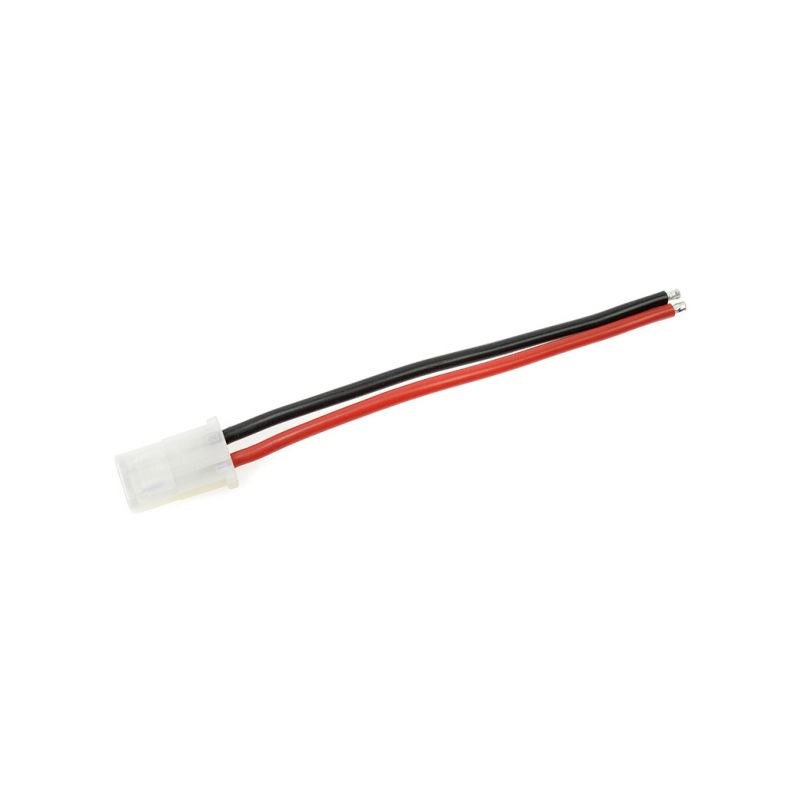 Konektor zlacený AMP samec s kabelem 16AWG 10cm - 1 Konektor zlacený AMP samec s kabelem 16AWG 10cm - 1