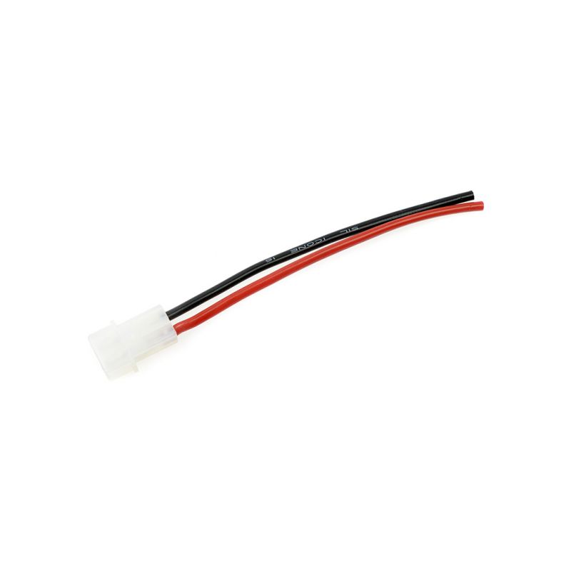 Konektor zlacený AMP samice s kabelem 16AWG 10cm - 1 Konektor zlacený AMP samice s kabelem 16AWG 10cm - 1