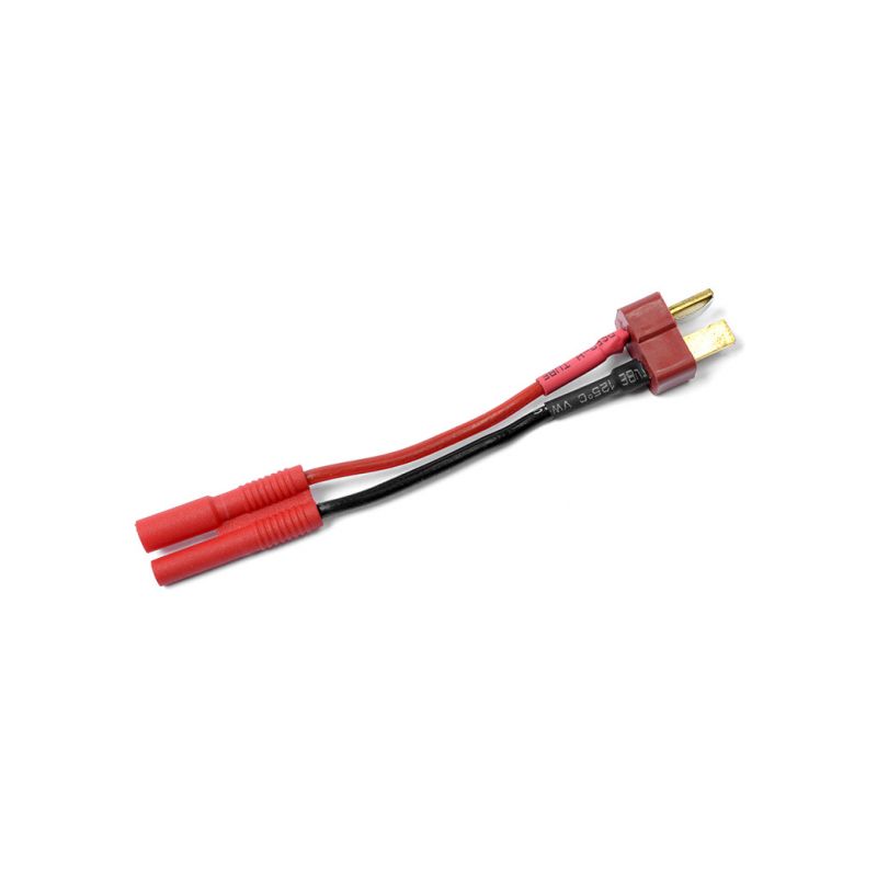 Konverzní kabel Deans samec - 2.0mm zlacený 20AWG - 1 Konverzní kabel Deans samec - 2.0mm zlacený 20AWG - 1