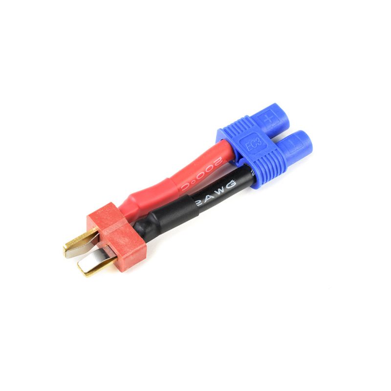 Konverzní kabel Deans samec - EC3 samec 12AWG - 1 Konverzní kabel Deans samec - EC3 samec 12AWG - 1