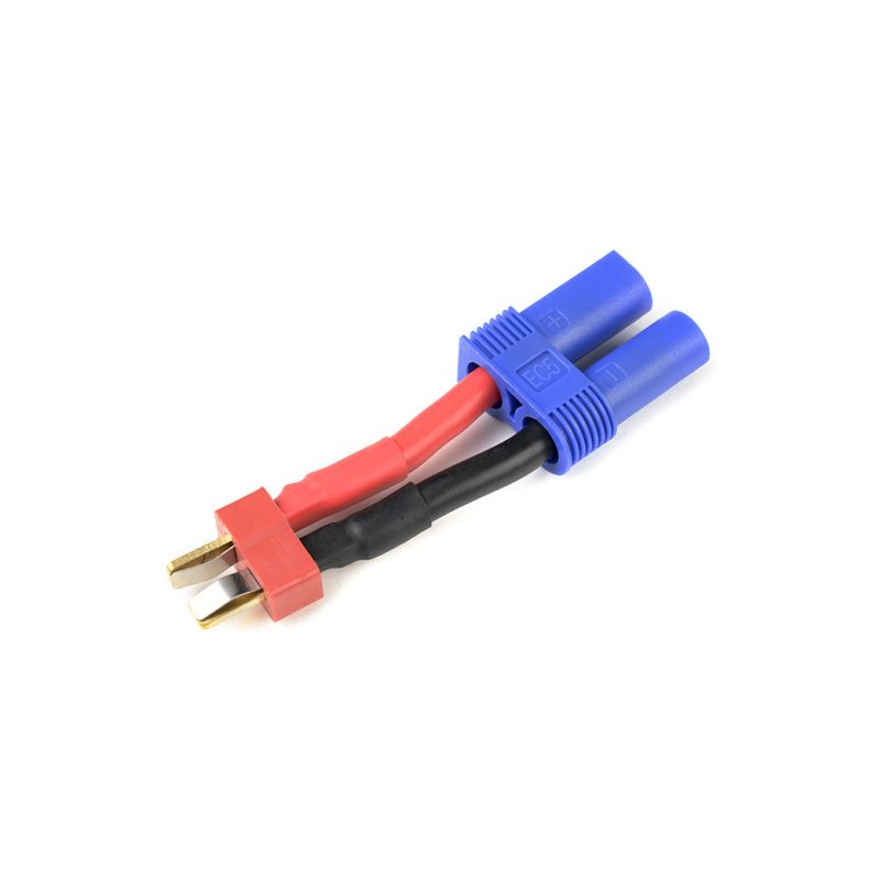 Konverzní kabel Deans samec - EC5 samec 12AWG - 1 Konverzní kabel Deans samec - EC5 samec 12AWG - 1