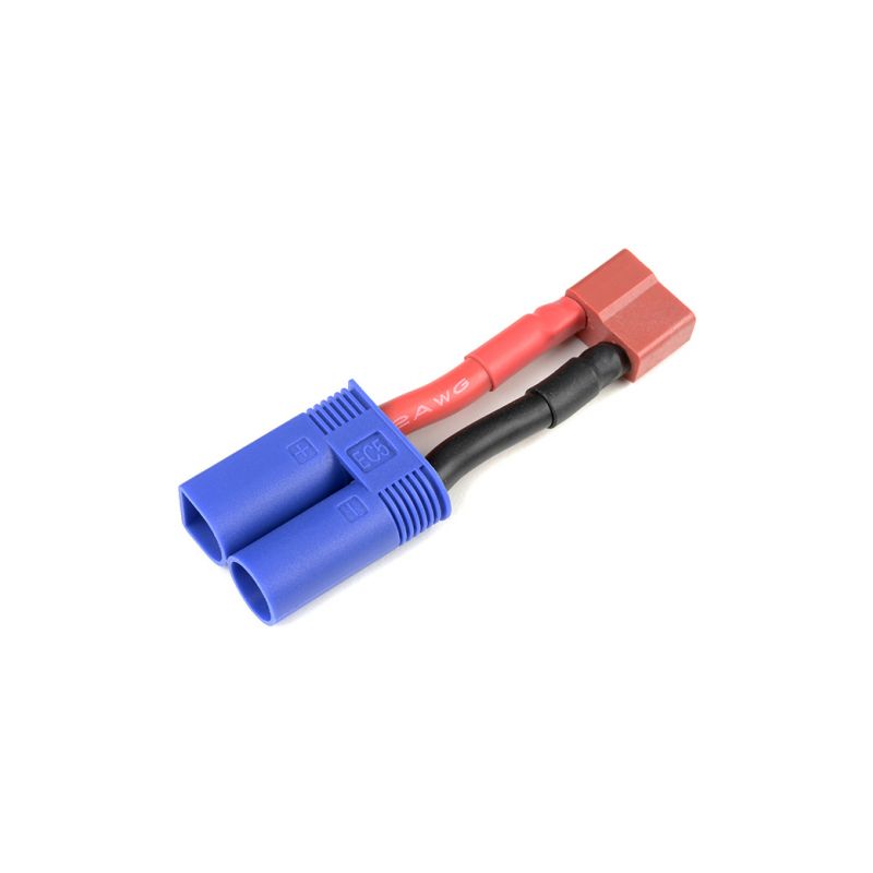 Konverzní kabel Deans samice - EC5 samice 12AWG - 1 Konverzní kabel Deans samice - EC5 samice 12AWG - 1
