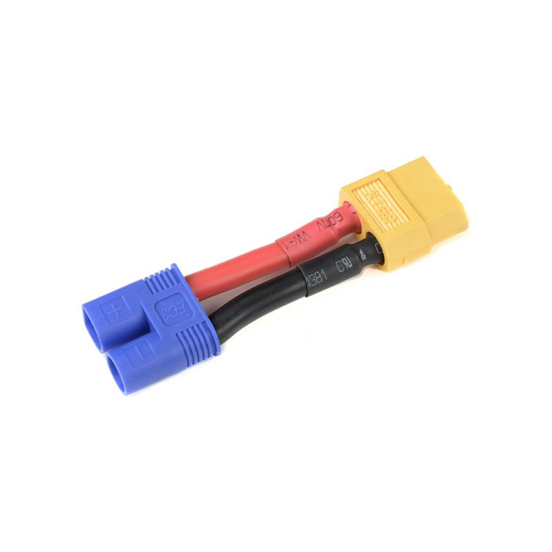 Konverzní kabel EC3 samice - XT-60 samec 12AWG - 1 Konverzní kabel EC3 samice - XT-60 samec 12AWG - 1