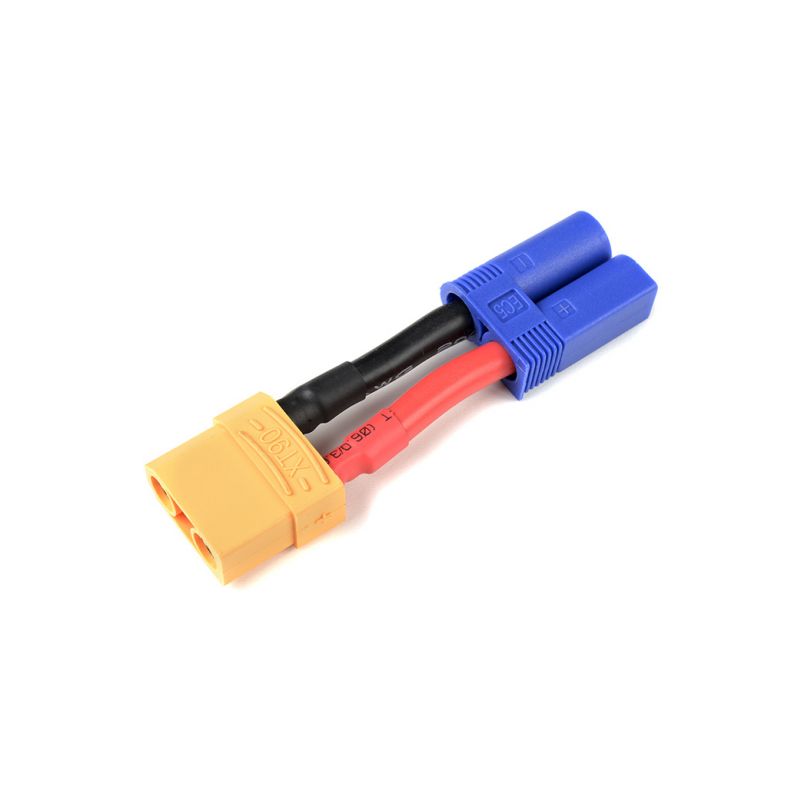 Konverzní kabel EC5 samice - XT-90 samec 10AWG - 1 Konverzní kabel EC5 samice - XT-90 samec 10AWG - 1