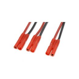 Kabel Y sériový 2.0mm zlacený 14AWG 12cm - 2
