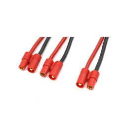 Kabel Y sériový 3.5mm zlacený 14AWG 12cm - 2