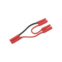 Kabel Y sériový 4.0mm zlacený 14AWG 12cm - 1