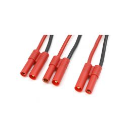Kabel Y sériový 4.0mm zlacený 14AWG 12cm - 2