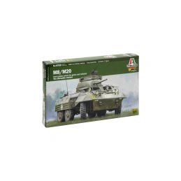 Italeri Wargames - tank M8 / M20 (1:56) - 1