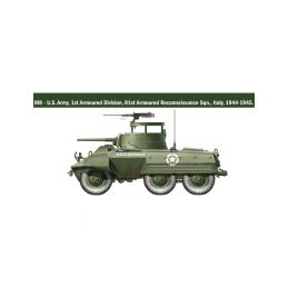Italeri Wargames - tank M8 / M20 (1:56) - 4