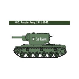 Italeri tank KV1 / KV2 vč. tankisty (1:56) - 2