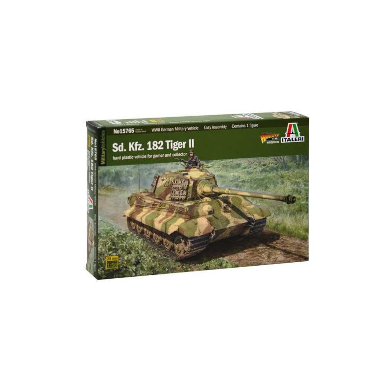 Italeri Sd. Kfr. 182 Tiger ll (1:56) - 1 Italeri Sd. Kfr. 182 Tiger ll (1:56) - 1