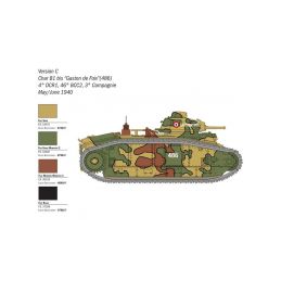 Italeri Char B1 BIS (1:56) - 4