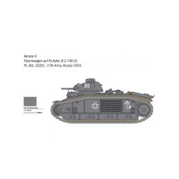 Italeri Char B1 BIS (1:56) - 6
