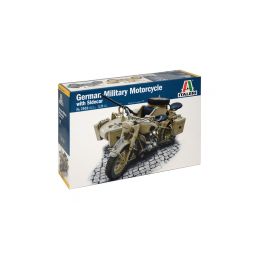 Italeri German Military Motorcycle with Sidecar (1:9) - 1