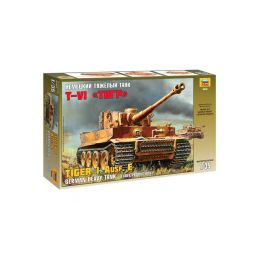 Zvezda tank Tiger I - starší verze (Kursk) (1:35) - 1