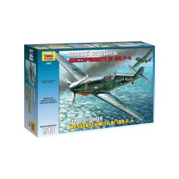 Zvezda letadlo Messerschmitt Bf-109 F4 (1:48) - 1