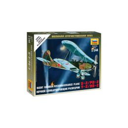 Zvezda Snap Kit - Polikarpov Po-2 (1:100) - 1