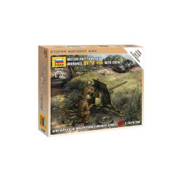 Zvezda Snap Kit - Ordnance QF 2-pdr s posádkou (1:72) - 1
