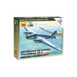 Zvezda Snap Kit - Tupolev SB-2 (1:200) - 1
