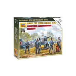 Zvezda figurky Soviet airforce ground crew (1:72) - 1