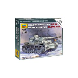 Zvezda Snap Kit - Panzer IV Ausf.H (1:100) - 1