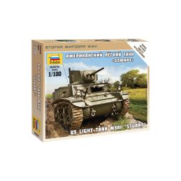 Zvezda Snap Kit - M3 Stuart (1:100) - 1