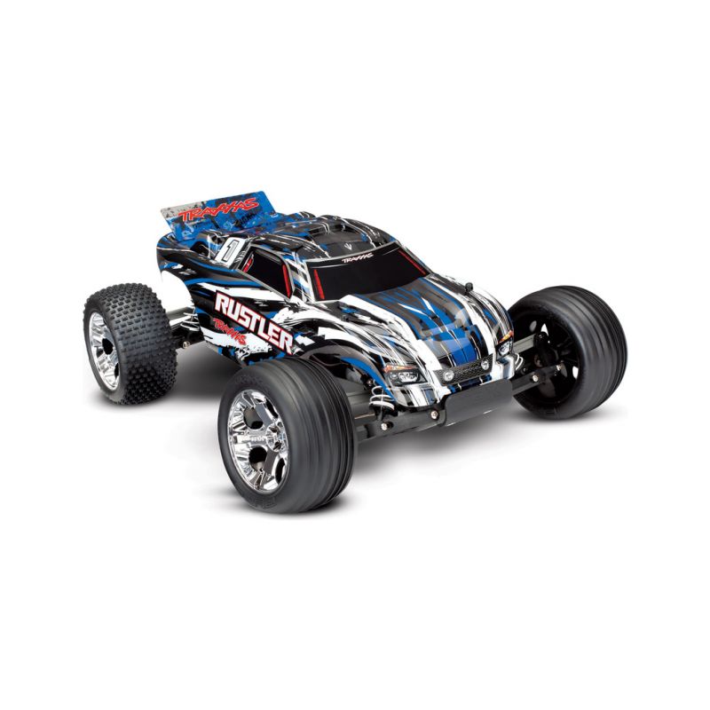Traxxas Rustler 1:10 RTR modrý - 1 Traxxas Rustler 1:10 RTR modrý - 1