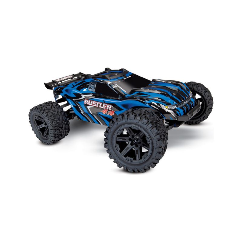 Traxxas Rustler 1:10 4WD RTR modrý - 1 Traxxas Rustler 1:10 4WD RTR modrý - 1