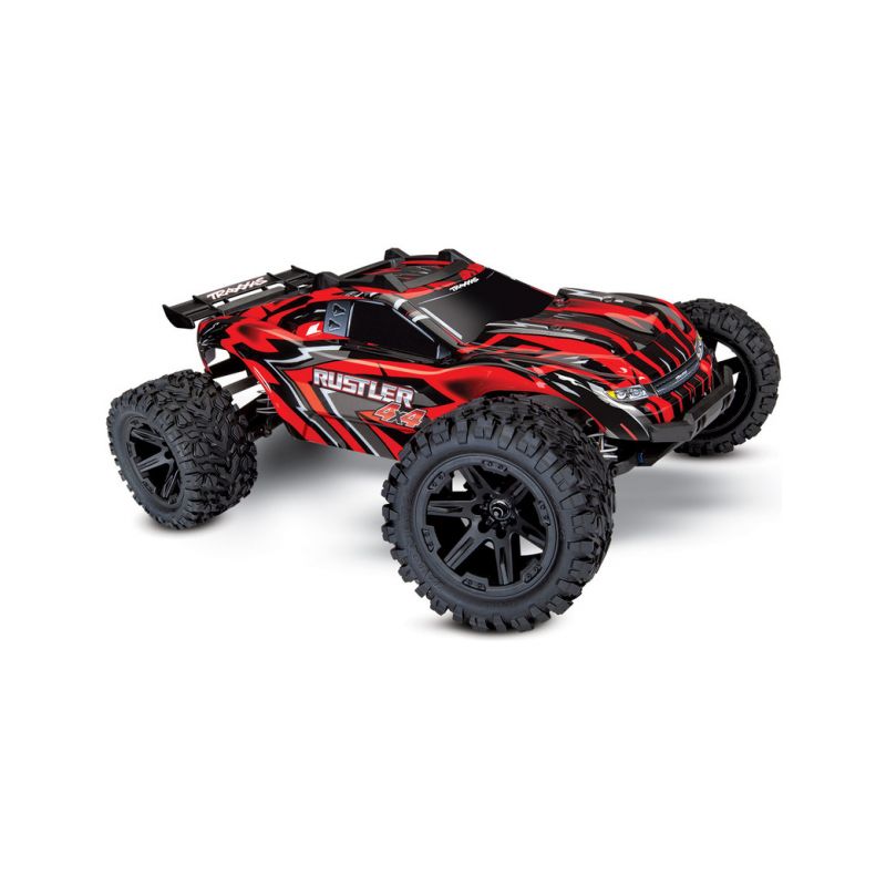 Traxxas Rustler 1:10 4WD RTR červený - 1 Traxxas Rustler 1:10 4WD RTR červený - 1