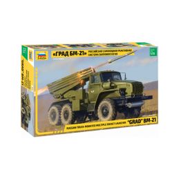 Zvezda raketomet BM-21 Grad (1:35) - 1