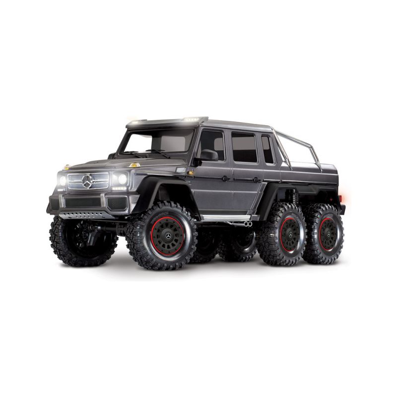 Traxxas TRX-6 Mercedes G 63 6x6 1:10 TQi RTR tmavě šedá metalíza - 1